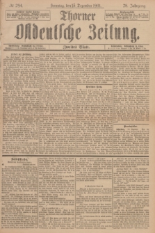 Thorner Ostdeutsche Zeitung. Jg.28, № 294 (15 Dezember 1901) - Zweites Blatt