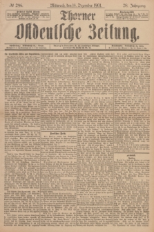 Thorner Ostdeutsche Zeitung. Jg.28, № 296 (18 Dezember 1901) + dod.