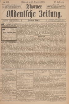 Thorner Ostdeutsche Zeitung. Jg.28, № 302 (25 Dezember 1901) - Zweites Blatt