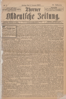 Thorner Ostdeutsche Zeitung. Jg.29, № 2 (3 Januar 1902) + dod.