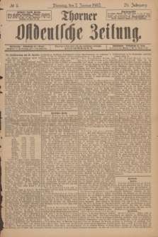 Thorner Ostdeutsche Zeitung. Jg.29, № 5 (7 Januar 1902) + dod.