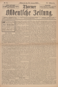 Thorner Ostdeutsche Zeitung. Jg.29, № 24 (29 Januar 1902) + dod.