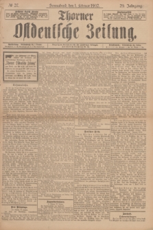 Thorner Ostdeutsche Zeitung. Jg.29, № 27 (1 Februar 1902) + dod.