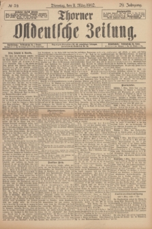 Thorner Ostdeutsche Zeitung. Jg.29, № 59 (11 März 1902) + dod.