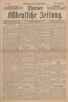 Thorner Ostdeutsche Zeitung. Jg.29, № 61 (13 März 1902) + dod.