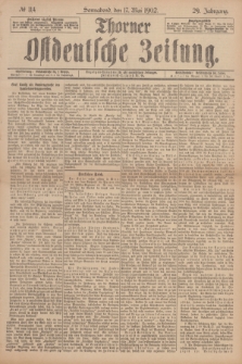 Thorner Ostdeutsche Zeitung. Jg.29, № 114 (17 Mai 1902) + dod.