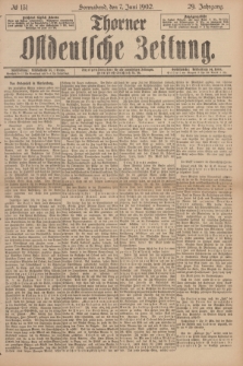 Thorner Ostdeutsche Zeitung. Jg.29, № 131 (7 Juni 1902) + dod.