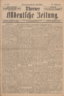 Thorner Ostdeutsche Zeitung. Jg.29, № 159 (10 Juli 1902) + dod.