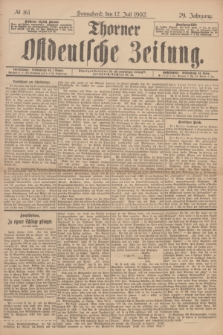 Thorner Ostdeutsche Zeitung. Jg.29, № 161 (12 Juli 1902) + dod.