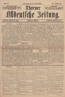 Thorner Ostdeutsche Zeitung. Jg.29, № 162 (13 Juli 1902) - Zweites Blatt + dod.