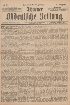 Thorner Ostdeutsche Zeitung. Jg.29, № 173 (26 Juli 1902) + dod.
