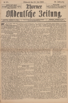 Thorner Ostdeutsche Zeitung. Jg.29, № 176 (30 Juli 1902) + dod.