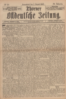 Thorner Ostdeutsche Zeitung. Jg.29, № 179 (2 August 1902) + dod.
