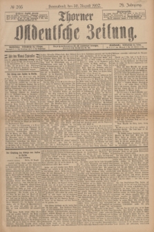 Thorner Ostdeutsche Zeitung. Jg.29, № 203 (30 August 1902) + dod.