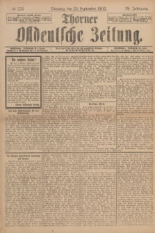 Thorner Ostdeutsche Zeitung. Jg.29, № 223 (23 September 1902) + dod.