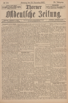 Thorner Ostdeutsche Zeitung. Jg.29, № 276 (25 November 1902) + dod.