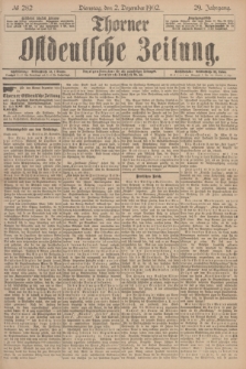Thorner Ostdeutsche Zeitung. Jg.29, № 282 (2 Dezember 1902) + dod.