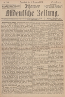 Thorner Ostdeutsche Zeitung. Jg.29, № 286 (6 Dezember 1902) + dod.