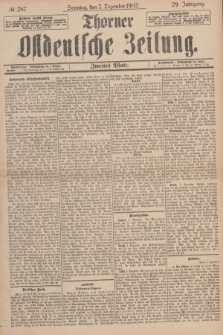 Thorner Ostdeutsche Zeitung. Jg.29, № 287 (7 Dezember 1902) - Zweites Blatt + dod.