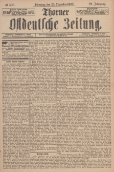 Thorner Ostdeutsche Zeitung. Jg.29, № 300 (23 Dezember 1902) + dod.