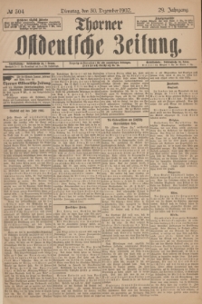 Thorner Ostdeutsche Zeitung. Jg.29, № 304 (30 Dezember 1902) + dod.