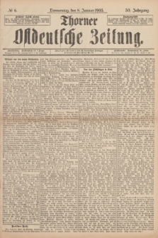 Thorner Ostdeutsche Zeitung. Jg.30, № 6 (8 Januar 1903) + dod.