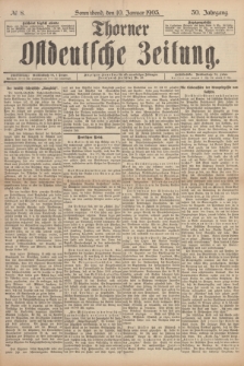 Thorner Ostdeutsche Zeitung. Jg.30, № 8 (10 Januar 1903) + dod.