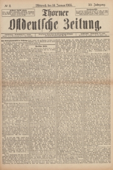 Thorner Ostdeutsche Zeitung. Jg.30, № 11 (14 Januar 1903) + dod.
