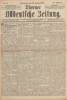 Thorner Ostdeutsche Zeitung. Jg.30, № 24 (29 Januar 1903) + dod.