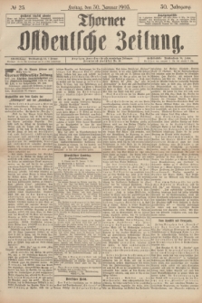 Thorner Ostdeutsche Zeitung. Jg.30, № 25 (30 Januar 1903) + dod.