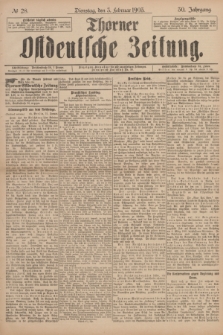 Thorner Ostdeutsche Zeitung. Jg.30, № 28 (3 Februar 1903) + dod.