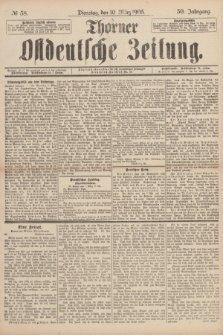 Thorner Ostdeutsche Zeitung. Jg.30, № 58 (10 März 1903) + dod.