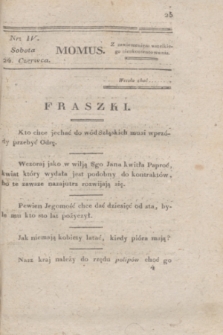 Momus. T.1, nr 4 (24 czerwca 1820)