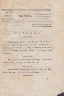 Momus. T.1, nr 10 (5 sierpnia 1820)