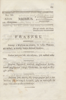 Momus. T.1, nr 11 (12 sierpnia 1820)