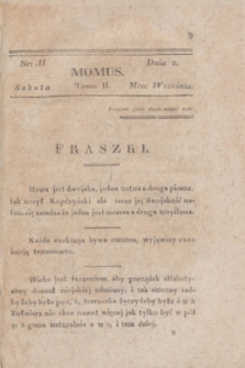 Momus. T.2, nr 2 (2 września 1820)