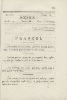 Momus. T.2, nr 4 (16 września 1820)
