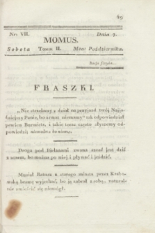 Momus. T.2, nr 7 (7 października 1820)