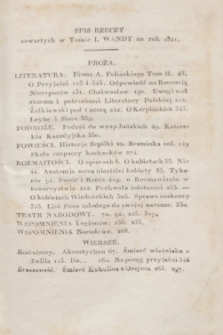 Wanda : tygodnik polski płci pięknej i literaturze poświęcony. [R.4], T.1 (1821) + dod.