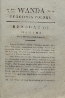 Wanda : tygodnik polski płci pięknej i literaturze poświęcony. R.5, T.2, nr 19 (11 maja 1822)