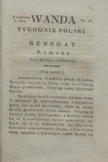 Wanda : tygodnik polski płci pięknej i literaturze poświęcony. R.5, T.2, nr 23 (8 czerwca1822)