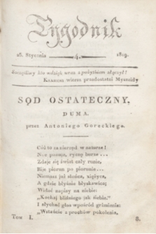 Tygodnik. [R.2], T.1, nr 4 (25 stycznia 1819)