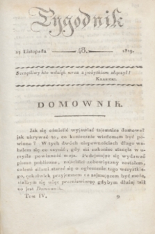 Tygodnik. [R.2], T.4, nr 48 (27 listopada 1819)