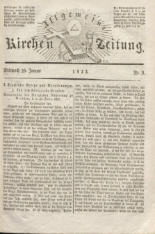 Allgemeine Kirchenzeitung. [Jg. 2], Nr. 9 (29 Januar 1823)