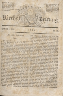 Allgemeine Kirchenzeitung. [Jg. 2], Nr. 18 (1 März 1823)
