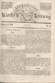 Allgemeine Kirchenzeitung. [Jg. 2], Nr. 26 (29 März 1823)