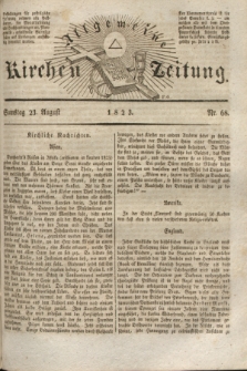 Allgemeine Kirchenzeitung. [Jg. 2], Nr. 68 (23 August 1823)