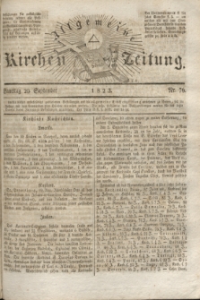 Allgemeine Kirchenzeitung. [Jg. 2], Nr. 76 (20 September 1823)