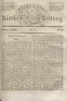 Allgemeine Kirchenzeitung. [Jg. 2], Nr. 80 (4 Oktober 1823)