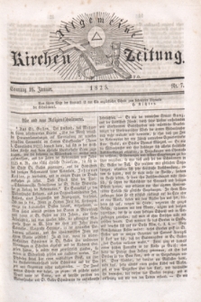 Allgemeine Kirchenzeitung. [Jg.4], Nr. 7 (16 Januar 1825)